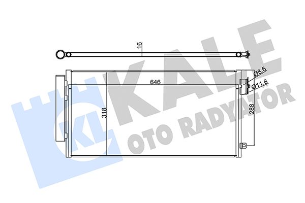 Egea 1.3D, 1.6D, 1.4 Benzinli Klima Radyatörü