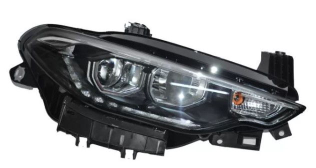 Egea Ön Sol Far (Motorlu-Krom Cıtalı-Led DRL-Park)