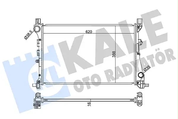 Egea 1.3 Motor Su Radyatörü